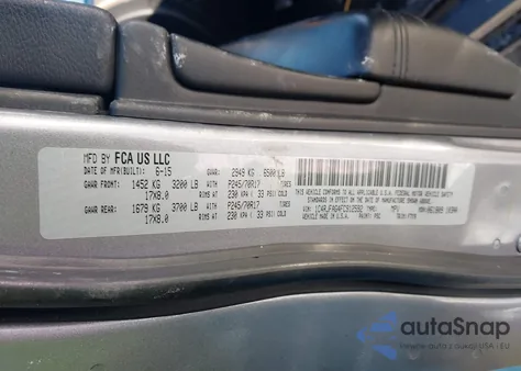 2015 Jeep Grand Cherokee Laredo z USA, uszkodzony, nr VIN 1C4RJFAG4FC912592